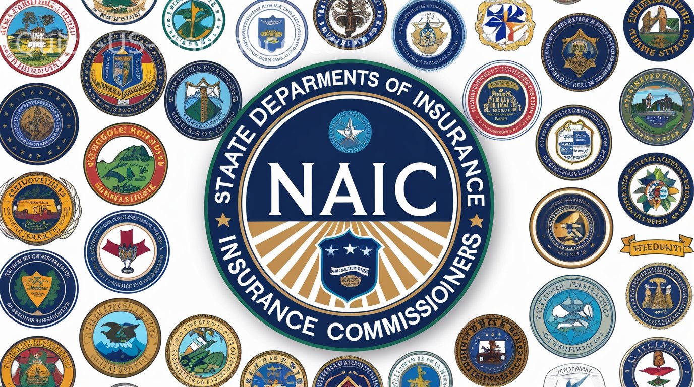 NAIC and state departments of insurance overseeing insurance companies in the U.S.