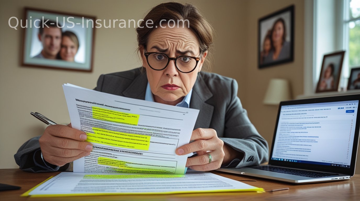 Person studying and remembering insurance terms using flashcards and notes