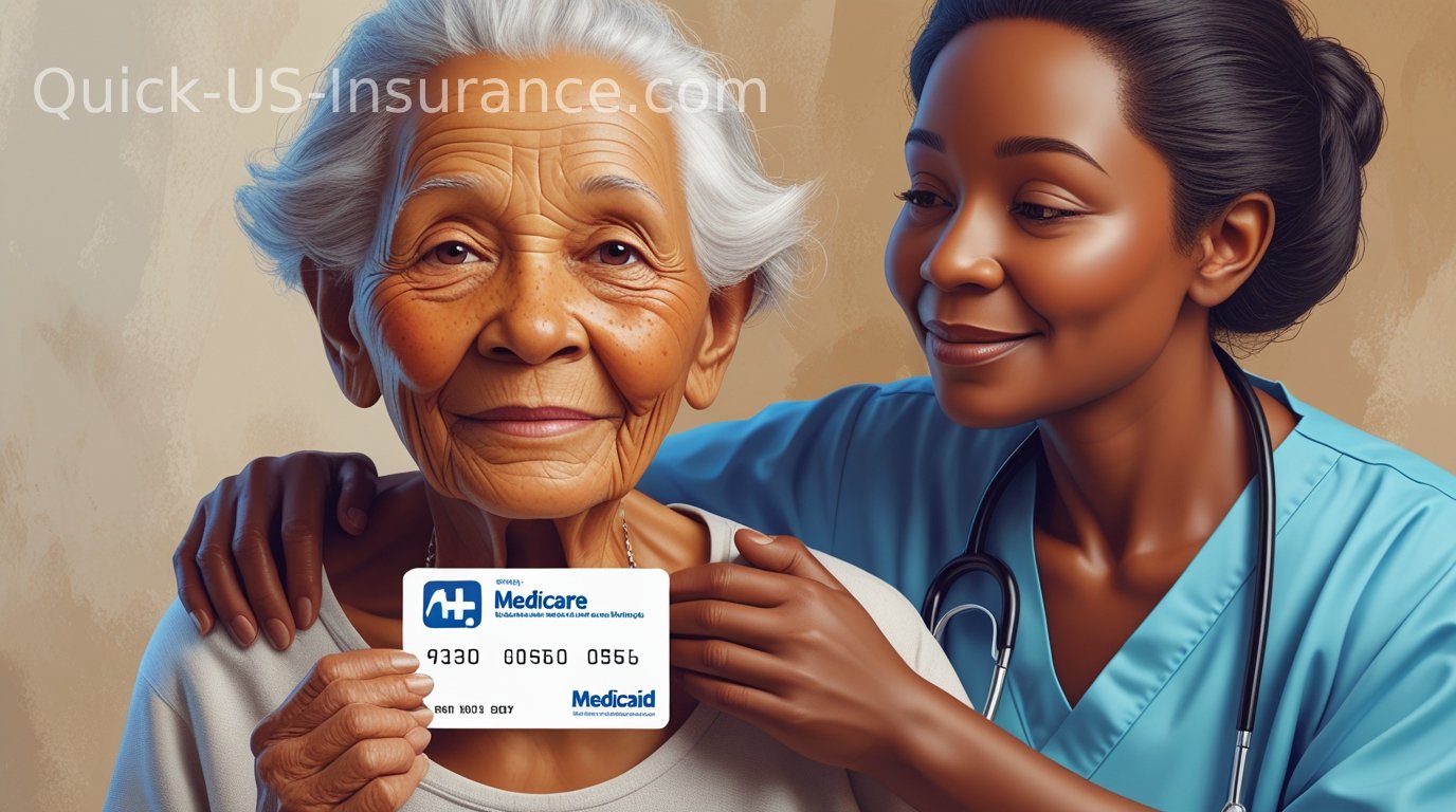 Dual eligibility illustration for individuals qualifying for both Medicare and Medicaid.