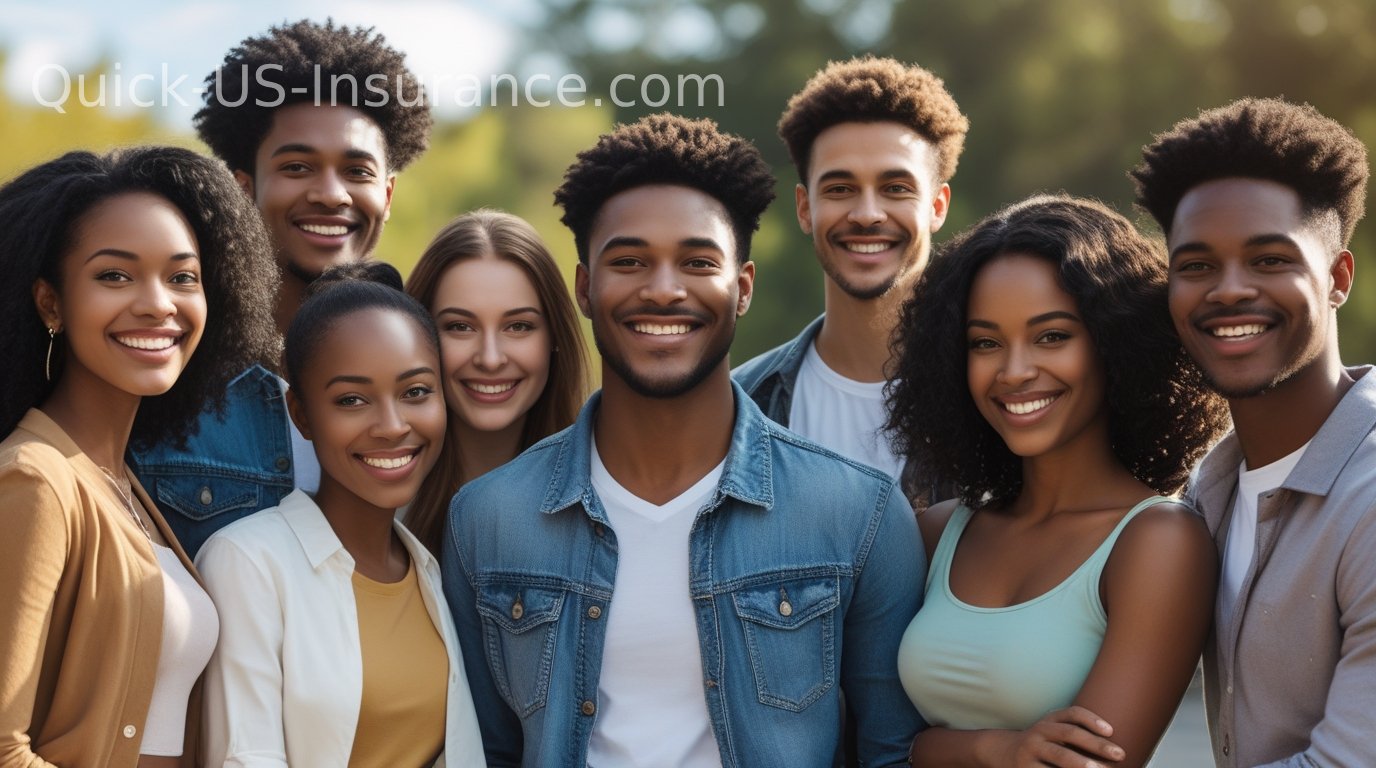 Young adults planning financial future and considering life insurance.