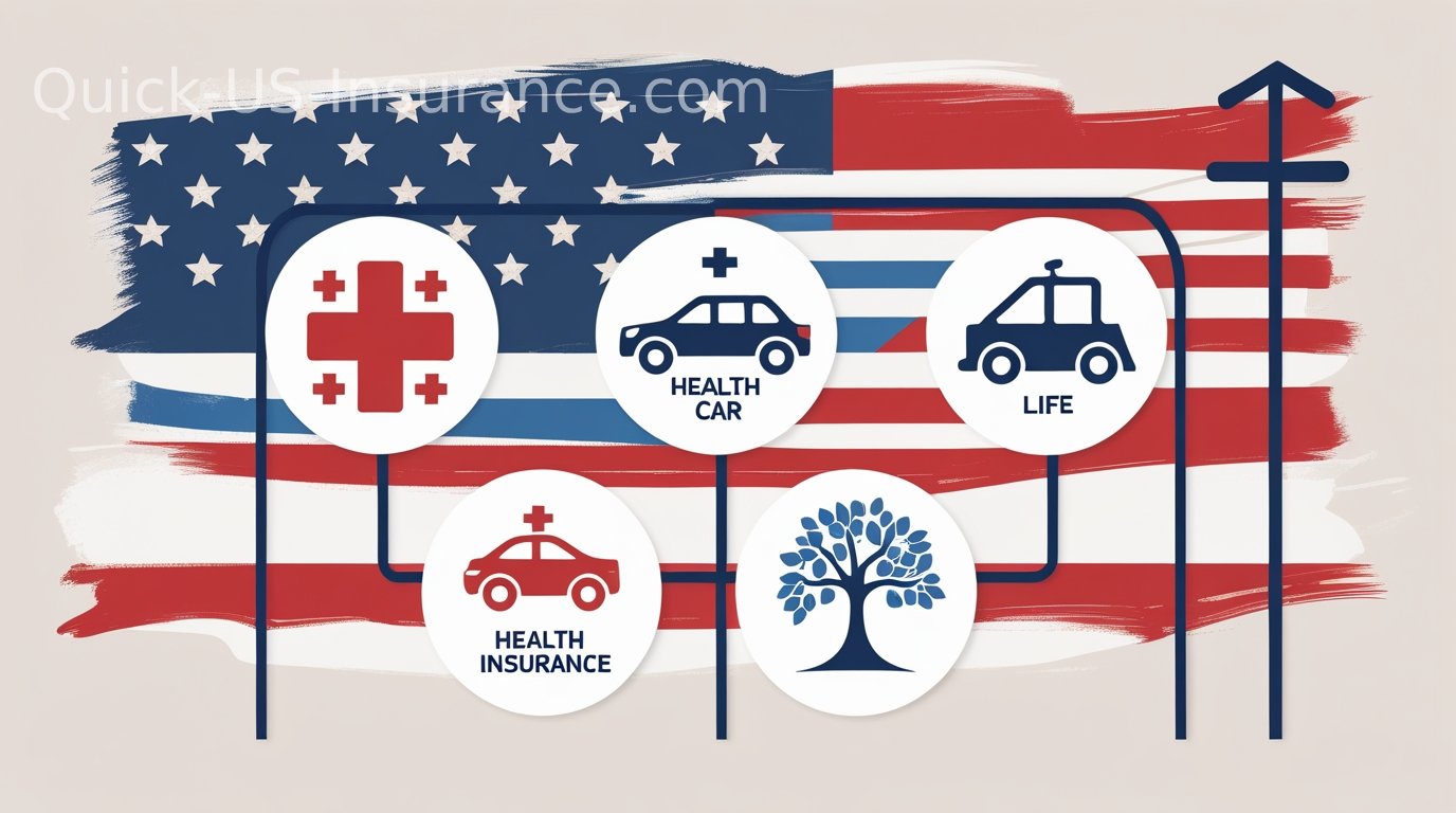 Top insurance companies in the United States covering auto, home, health, and life insurance